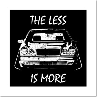 W210 limousine less is more Posters and Art